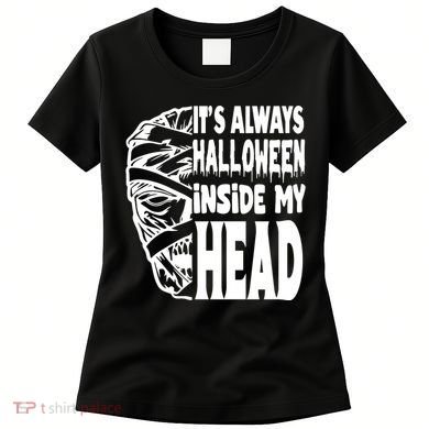 Its Always Halloween Inside My Head Zombie Women's T-Shirt