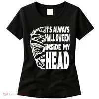 Its Always Halloween Inside My Head Zombie Women's T-Shirt thumb 0