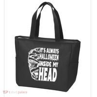 Its Always Halloween Inside My Head Zombie Tote Bag thumb 3