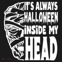 Its Always Halloween Inside My Head Zombie Tote Bag thumb 4