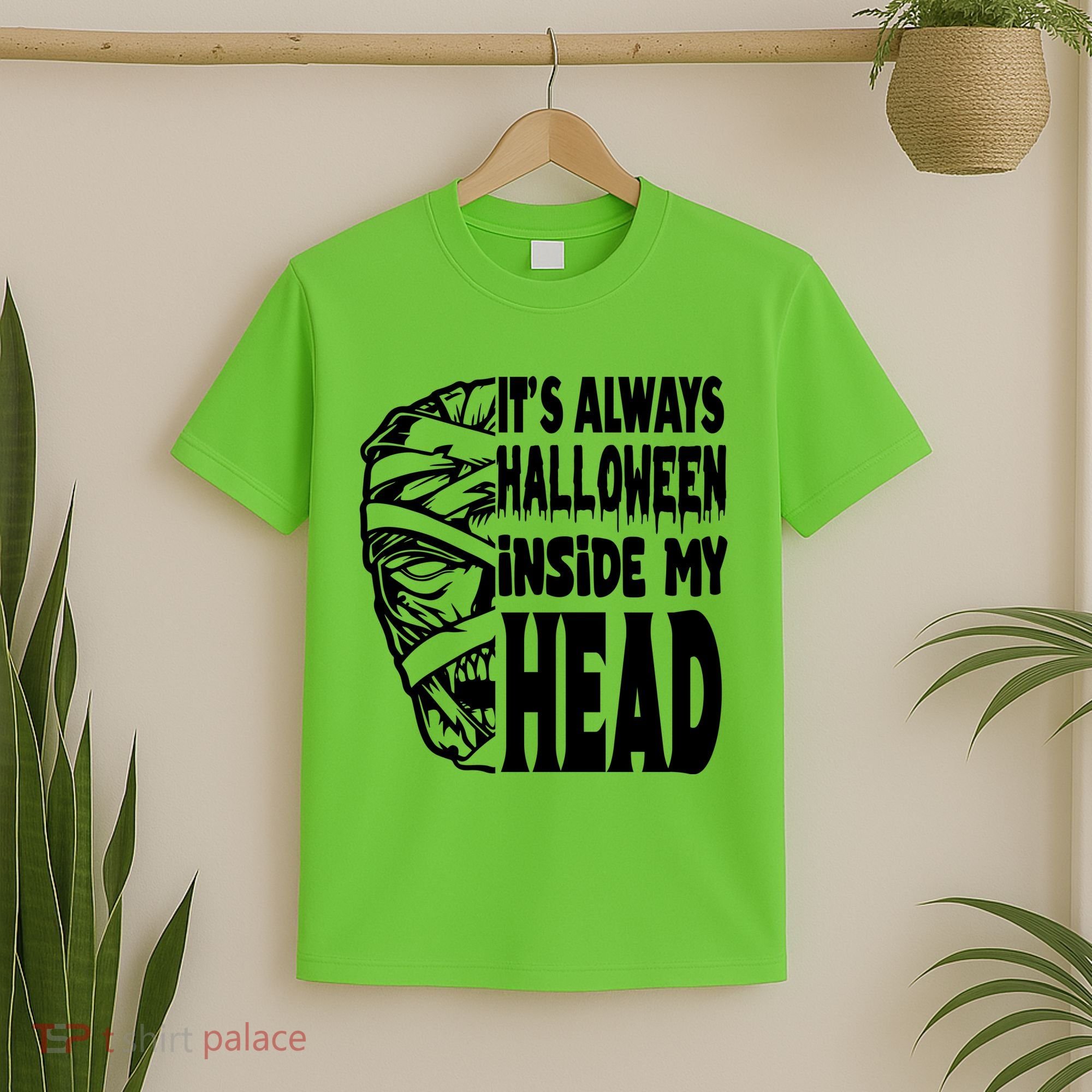 Its Always Halloween Inside My Head Zombie T-Shirt