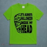 Its Always Halloween Inside My Head Zombie T-Shirt thumb 5