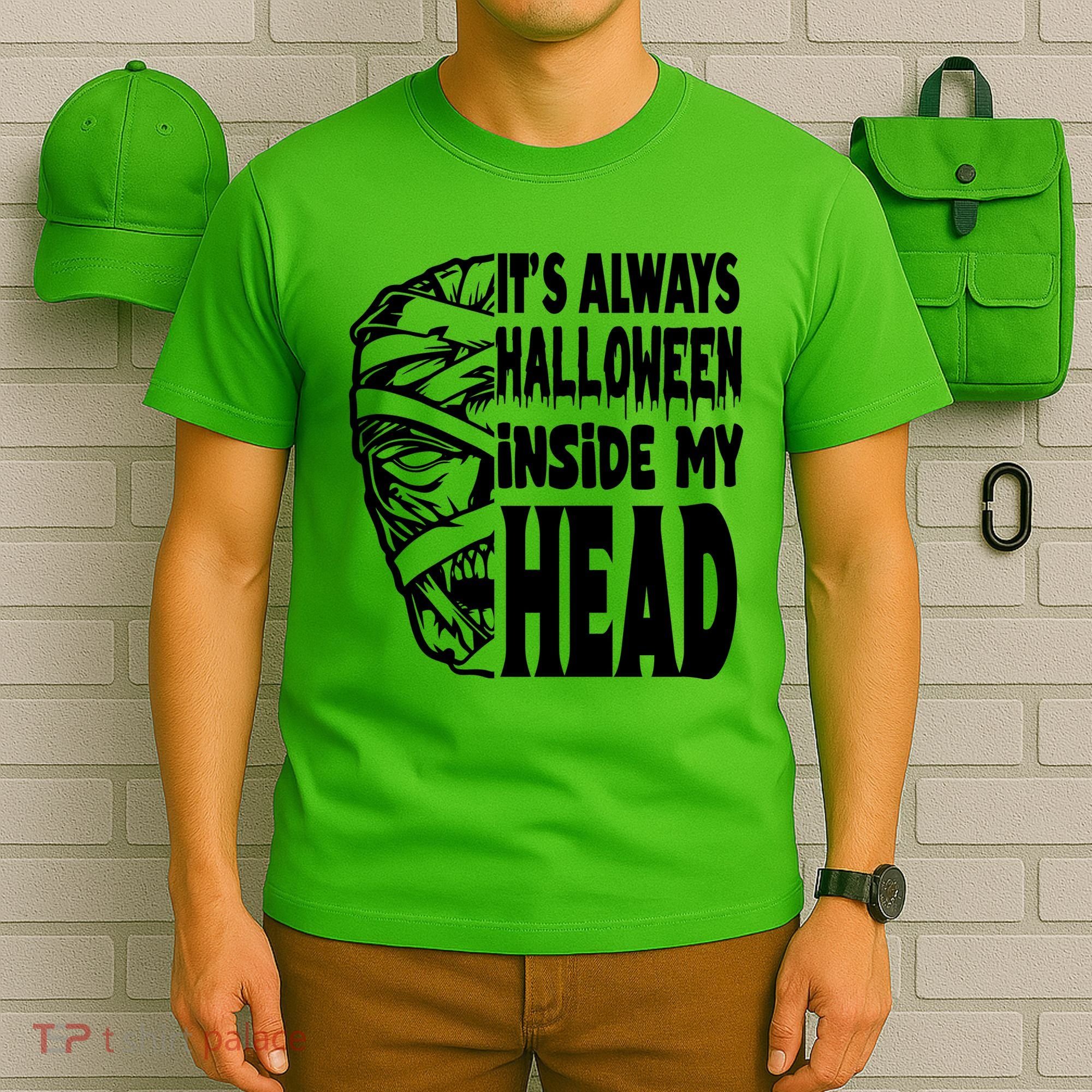 Its Always Halloween Inside My Head Zombie T-Shirt