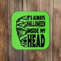 Its Always Halloween Inside My Head Zombie Coaster thumb 0