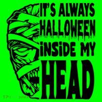 Its Always Halloween Inside My Head Zombie Coaster thumb 2