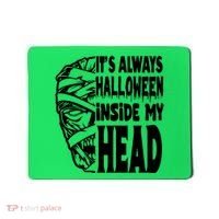 Its Always Halloween Inside My Head Zombie Mousepad thumb 0