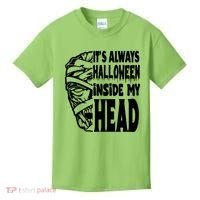 Its Always Halloween Inside My Head Zombie Kids T-Shirt thumb 0