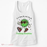 IM A Happy Go Lucky Ray Of Fucking Sunshine With Sunglasses Women's Tank Top thumb 0