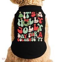ItS A Holly Xmas Day For A Colonoscopy Christmas Doggie Tank thumb 0