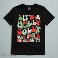 ItS A Holly Xmas Day For A Colonoscopy Christmas T-Shirt thumb 5