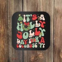 ItS A Holly Xmas Day For A Colonoscopy Christmas Coaster thumb 0