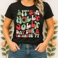 ItS A Holly Xmas Day For A Colonoscopy Christmas Women's T-Shirt thumb 2