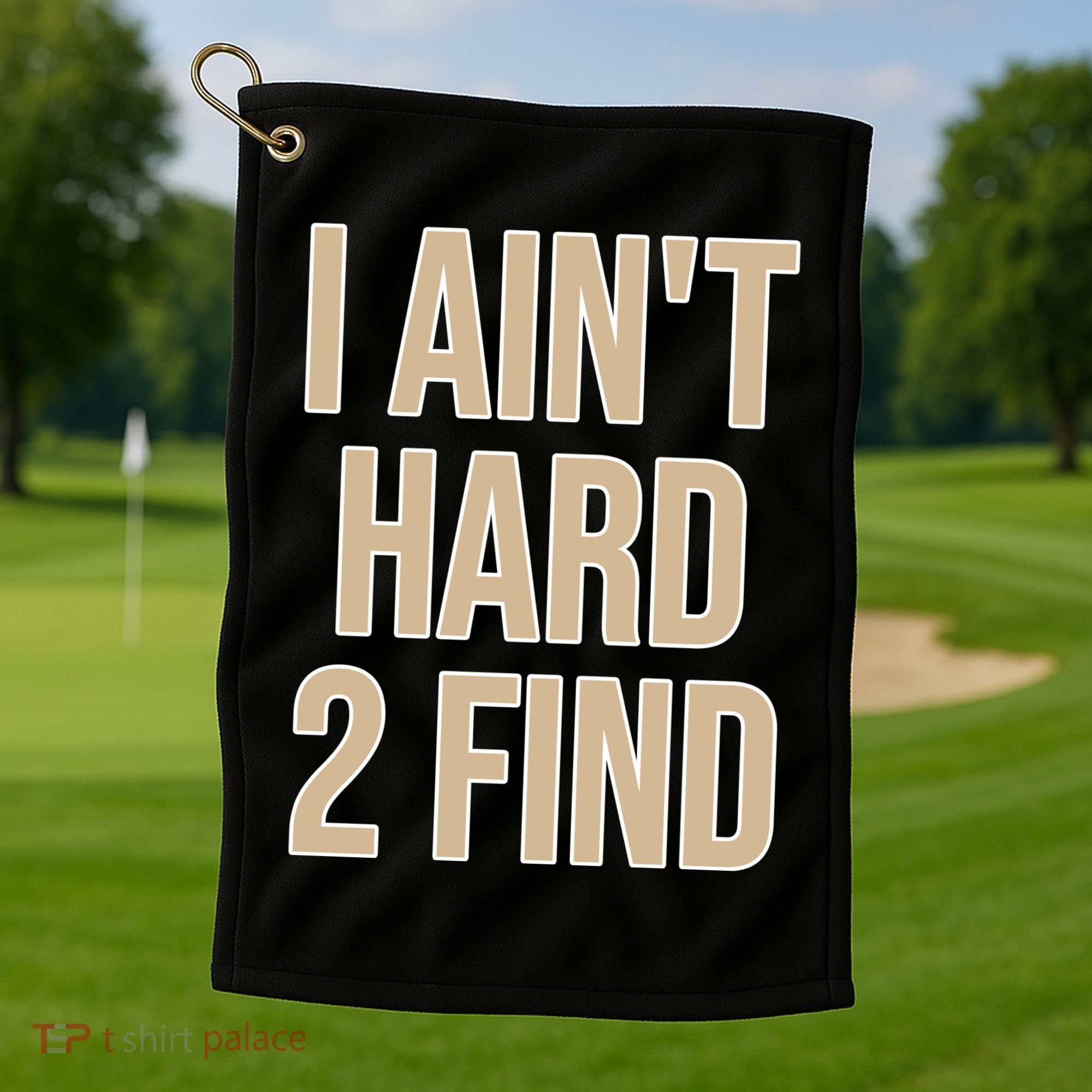 I Aint Hard 2 Find Buffaloes Football Golf Towel