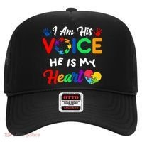 I Am His Voice He Is My Heart Autism Awareness Hat thumb 0