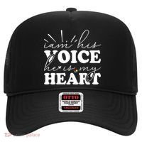 I Am His Voice He Is My Heart Autism Awareness Hat thumb 0