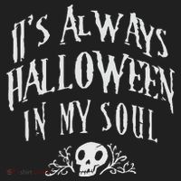 Its Always Halloween in my Soul Cute Spooky Skull Meme Quote Beanie thumb 2