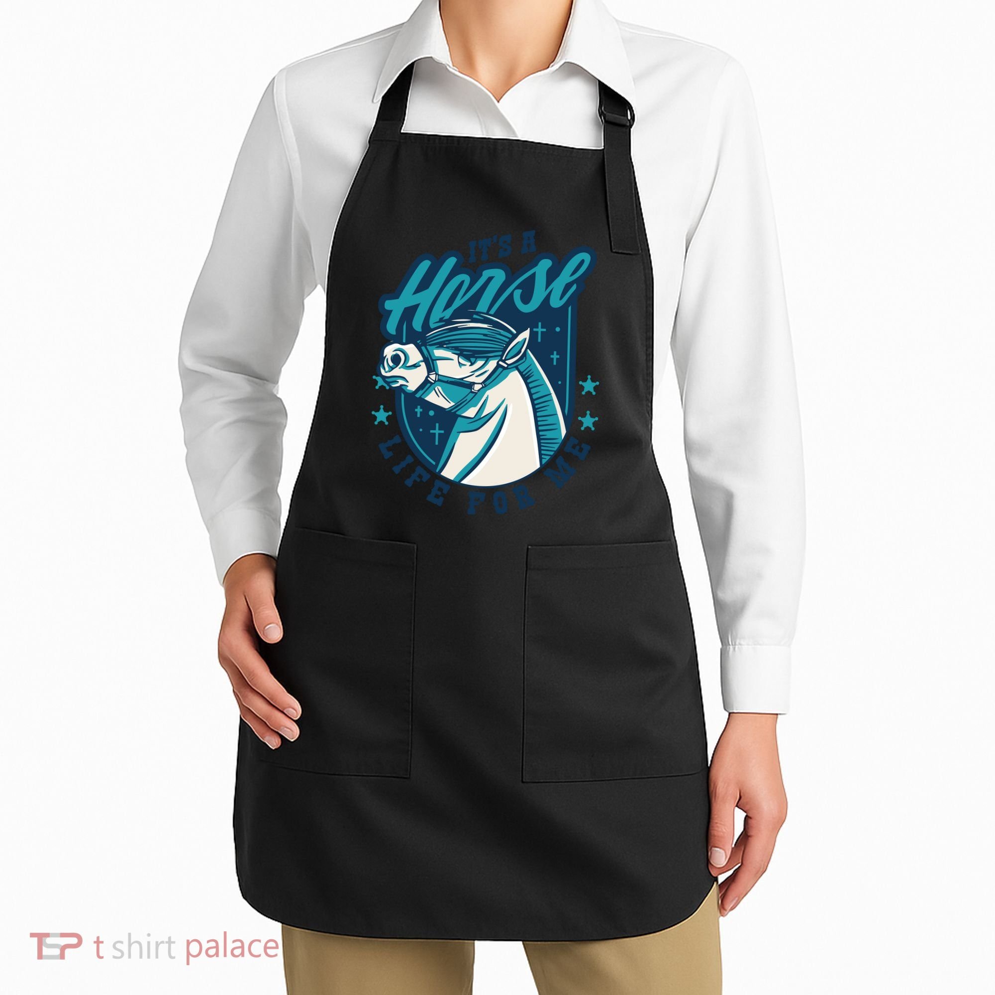 It's A Horse Life For Me Apron