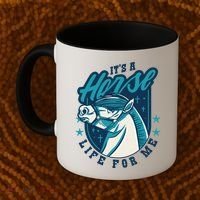It's A Horse Life For Me Coffee Mug thumb 2