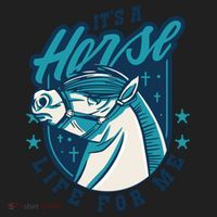 It's A Horse Life For Me Beanie thumb 2