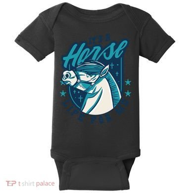 It's A Horse Life For Me Baby Bodysuit