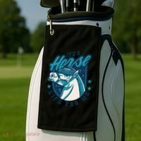 It's A Horse Life For Me Golf Towel thumb 2