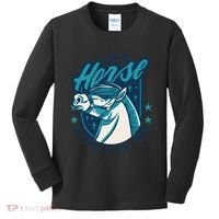 It's A Horse Life For Me Kids Long Sleeve Shirt thumb 0