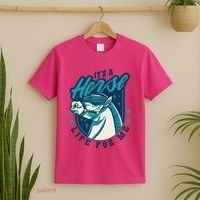 It's A Horse Life For Me T-Shirt thumb 2