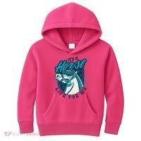It's A Horse Life For Me Kids Hoodie thumb 0