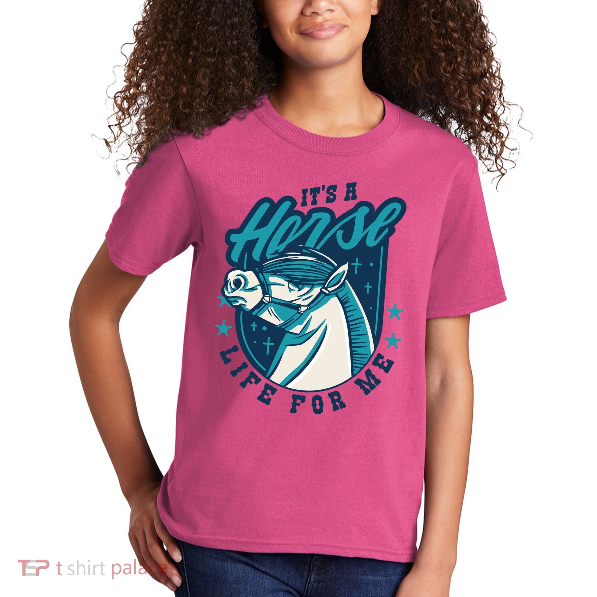 It's A Horse Life For Me Kids T-Shirt