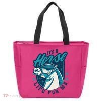 It's A Horse Life For Me Tote Bag thumb 0