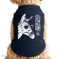 I'm All In Funny Poker Donkey Doggie Tank thumb 0