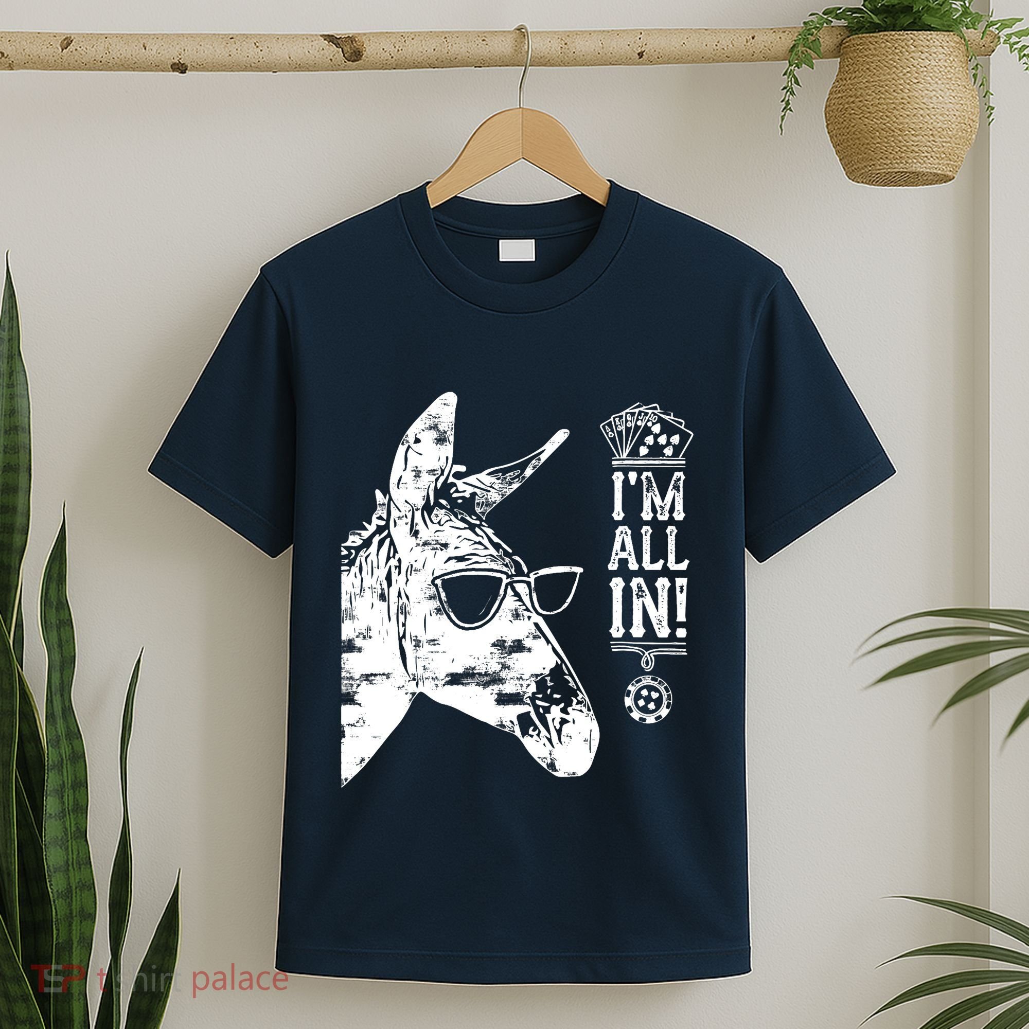 I'm All In Funny Poker Donkey T-Shirt