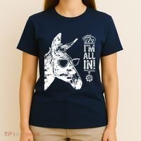 I'm All In Funny Poker Donkey T-Shirt thumb 4