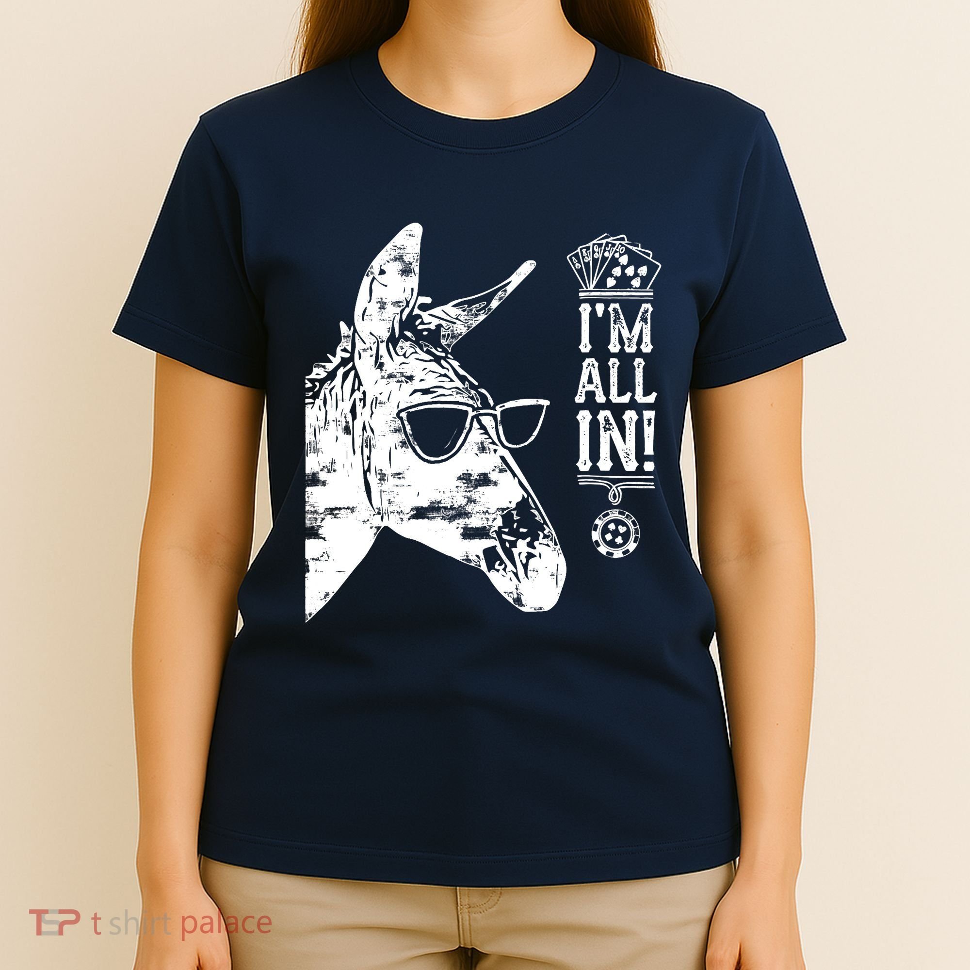 I'm All In Funny Poker Donkey T-Shirt