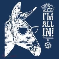 I'm All In Funny Poker Donkey Women's Hoodie thumb 2