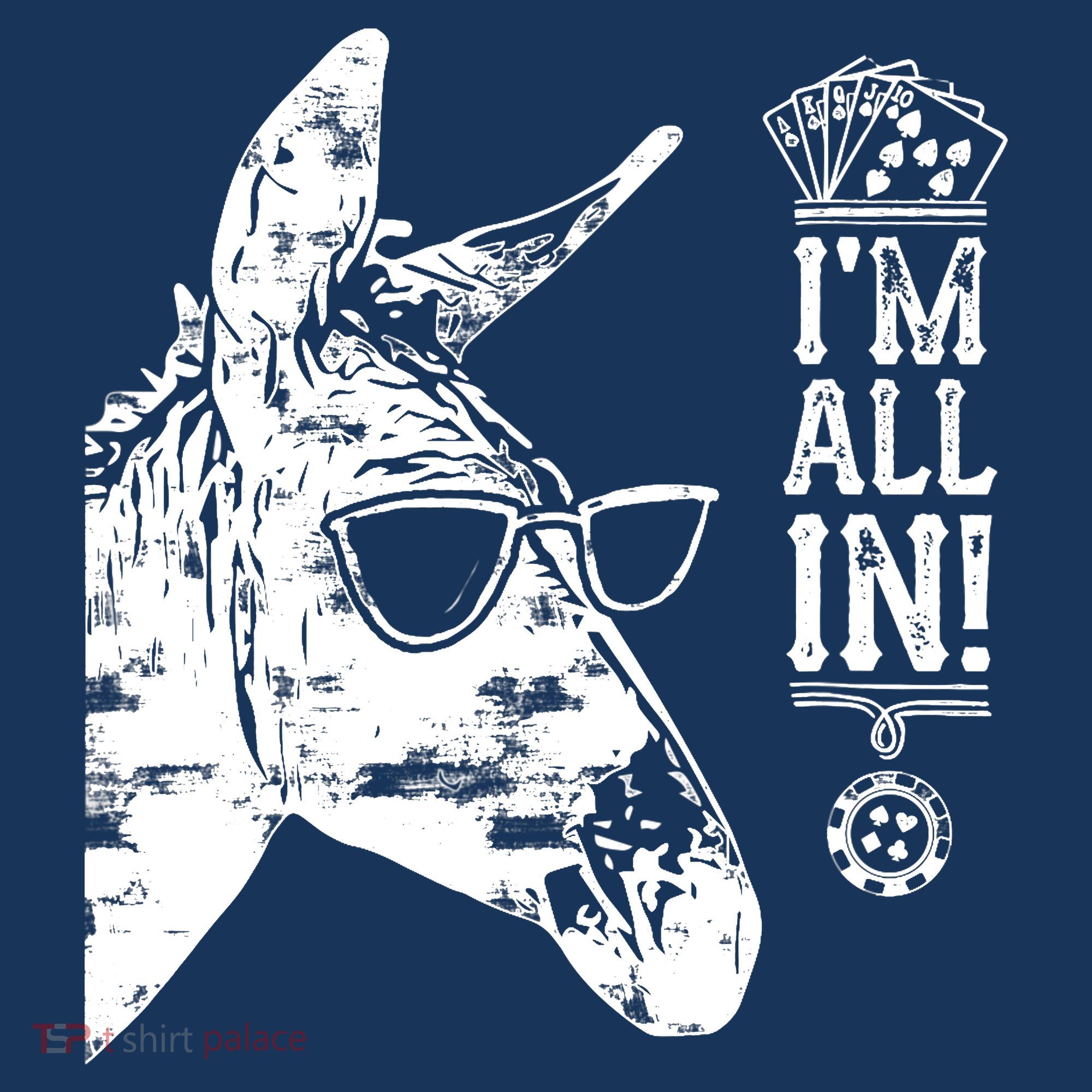 I'm All In Funny Poker Donkey Mousepad