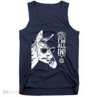 I'm All In Funny Poker Donkey Tank Top thumb 0
