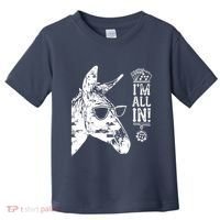 I'm All In Funny Poker Donkey Toddler T-Shirt thumb 0