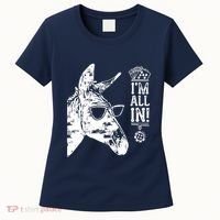 I'm All In Funny Poker Donkey Women's T-Shirt thumb 0