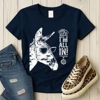 I'm All In Funny Poker Donkey Women's T-Shirt thumb 3