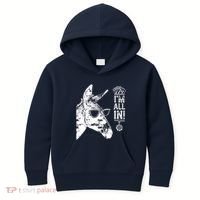 I'm All In Funny Poker Donkey Kids Hoodie thumb 0