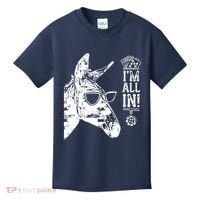 I'm All In Funny Poker Donkey Kids T-Shirt thumb 0