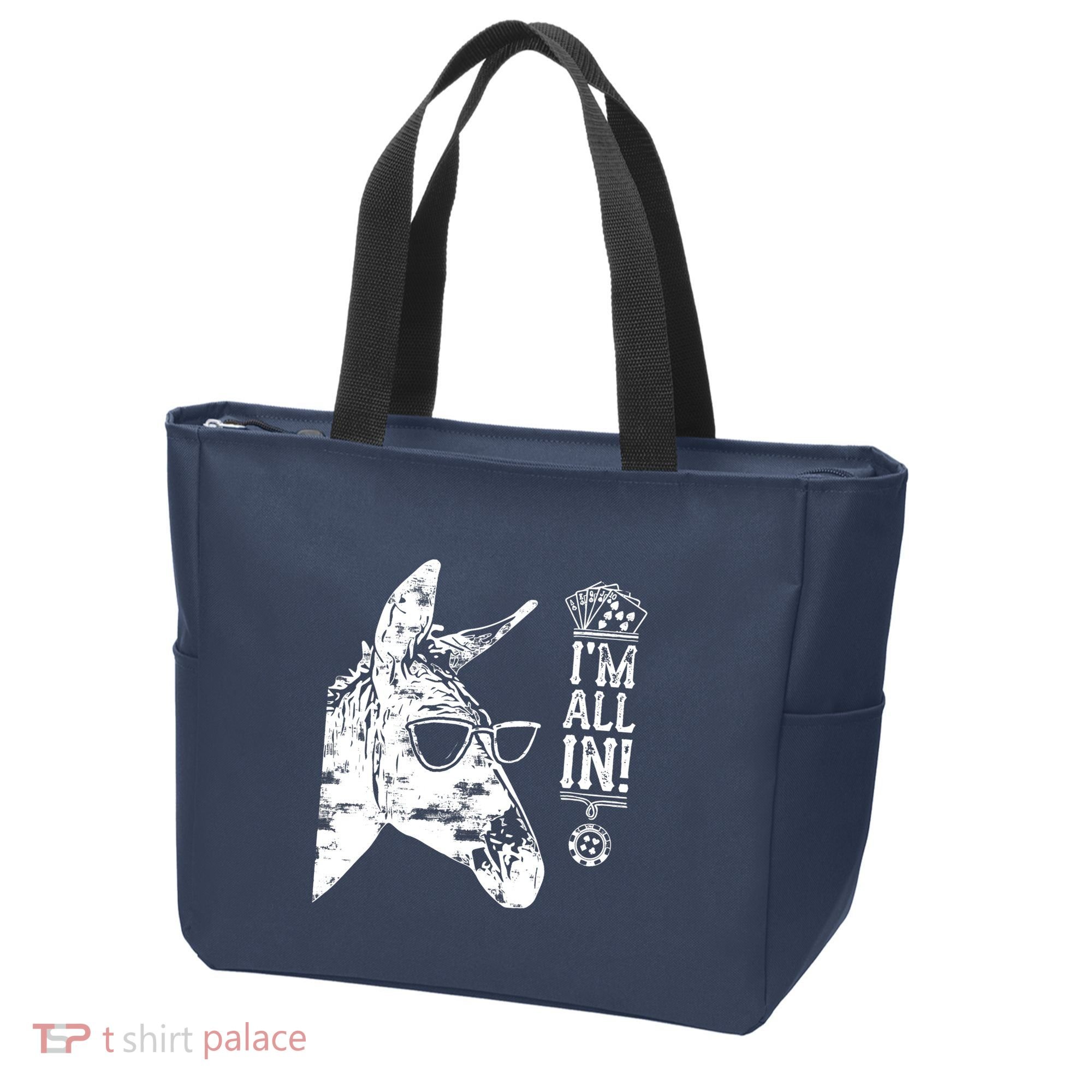 I'm All In Funny Poker Donkey Tote Bag