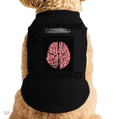I Am Immune To Brainrot Doggie Tank