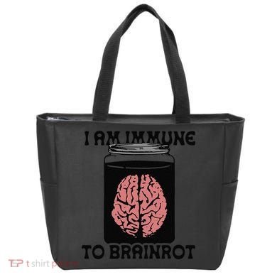 I Am Immune To Brainrot Tote Bag