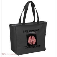 I Am Immune To Brainrot Tote Bag thumb 2