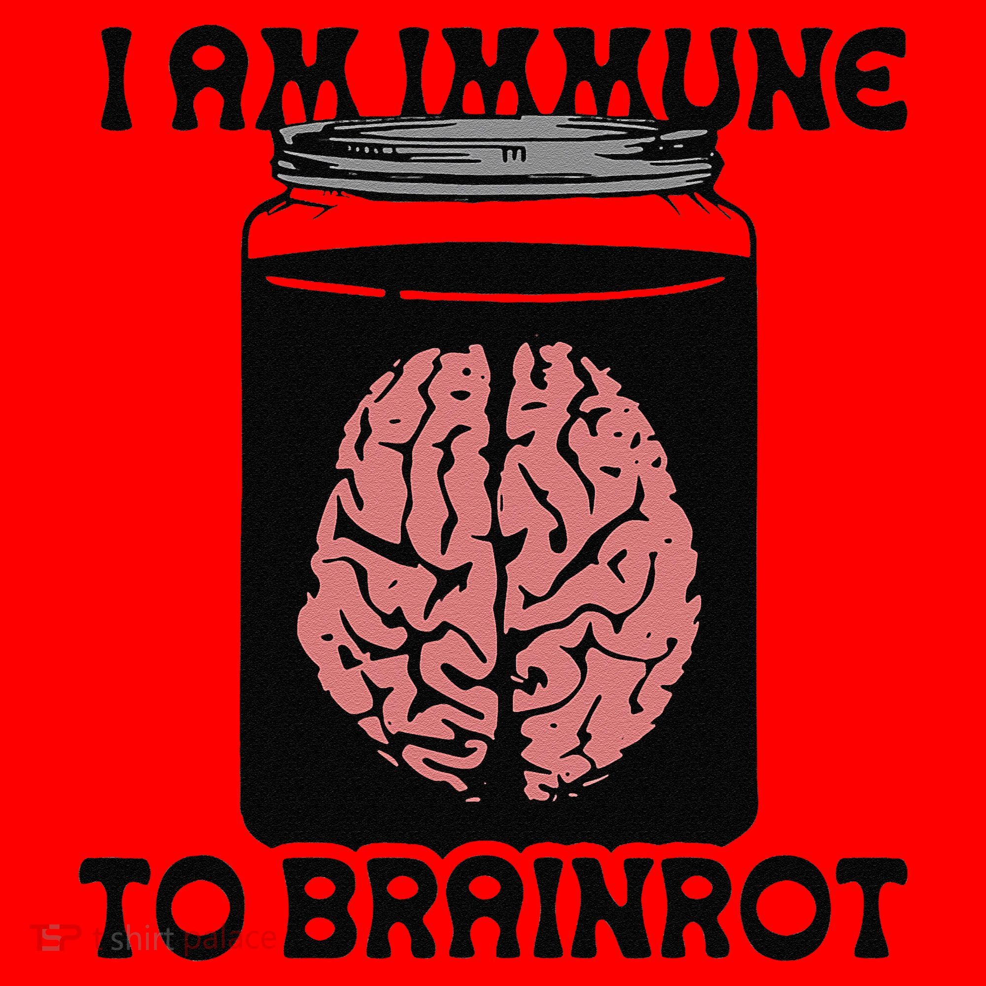 I Am Immune To Brainrot Santa Hat