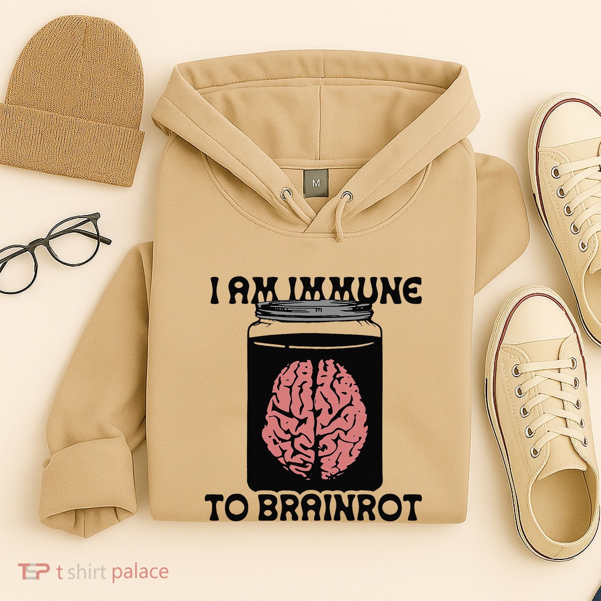 I Am Immune To Brainrot Hoodie