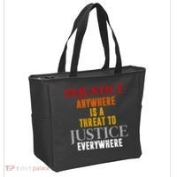 Injustice Anywhere Is A Threat To Justice Everywhere Tote Bag thumb 2