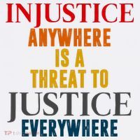 Injustice Anywhere Is A Threat To Justice Everywhere Long Sleeve Shirt thumb 2